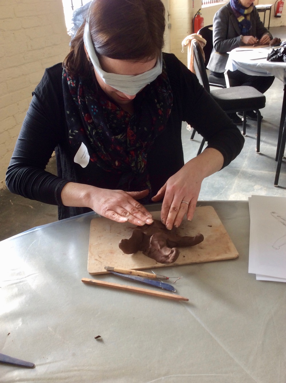 Clay star fish - touch - Linda Green