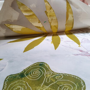 See the screen print mesh hack in action
