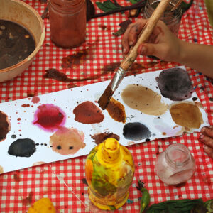 Creating pigments and dyes from nature