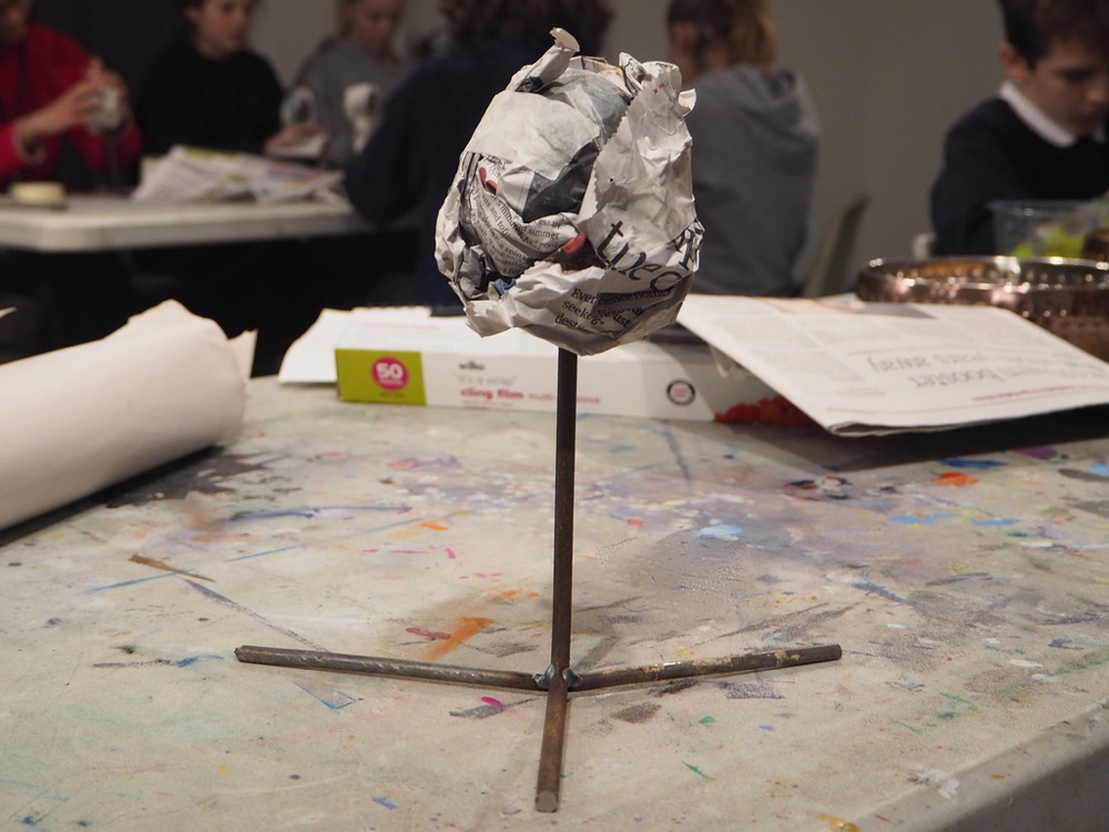 Modelling the Head in Clay - Part 1 Armature by Melissa Pierce Murray