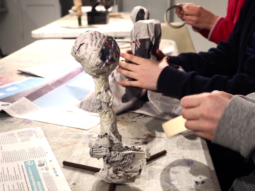 Modelling the Head in Clay - Part 1 Armature by Melissa Pierce Murray