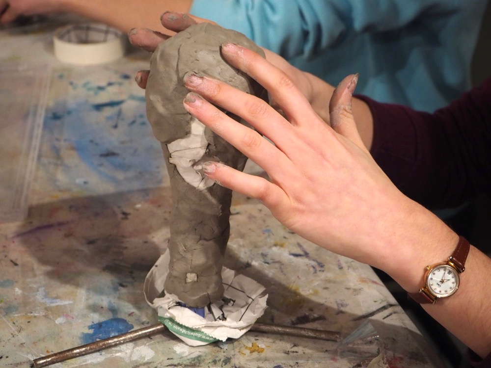 Modelling the Head in Clay - Part 1 Armature by Melissa Pierce Murray