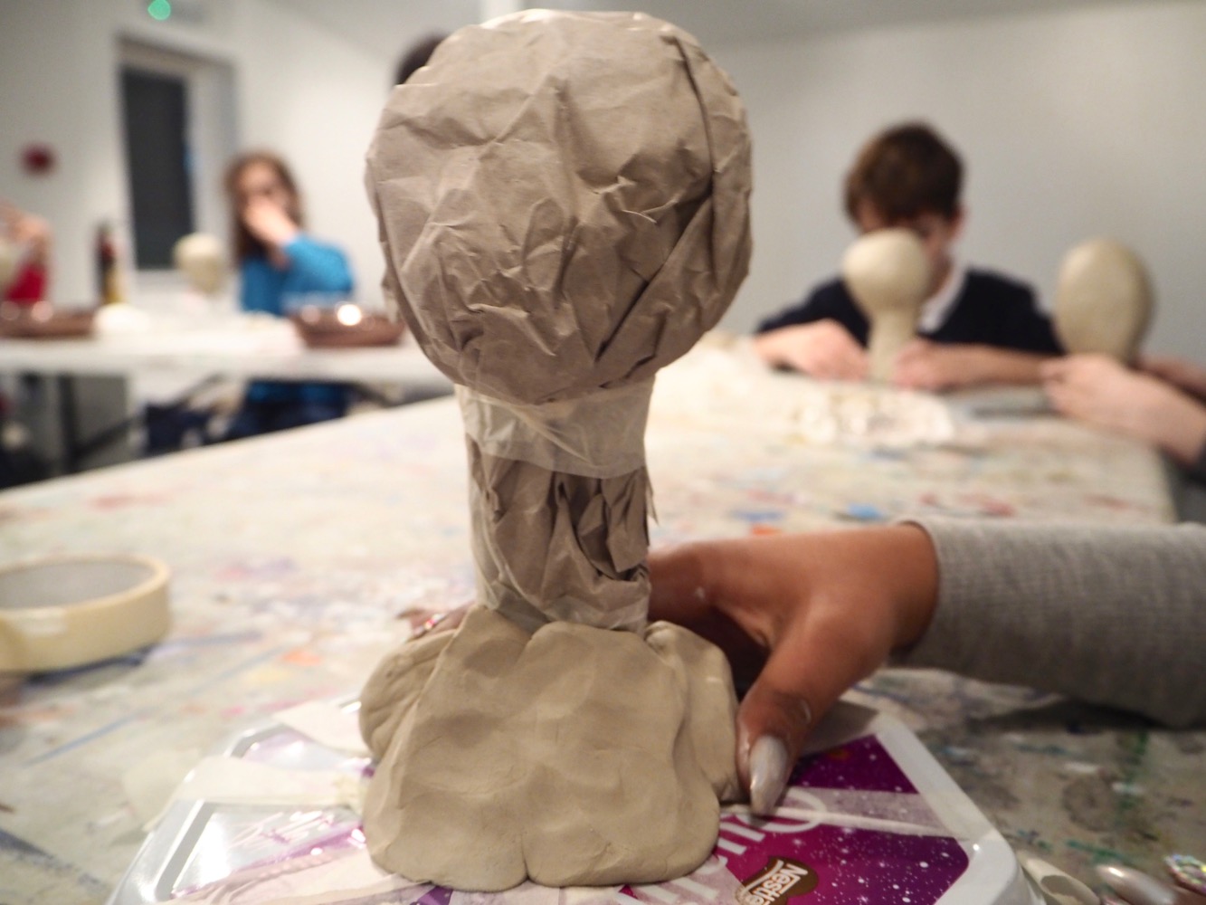 Modelling the Head in Clay - Part 1 Armature by Melissa Pierce Murray