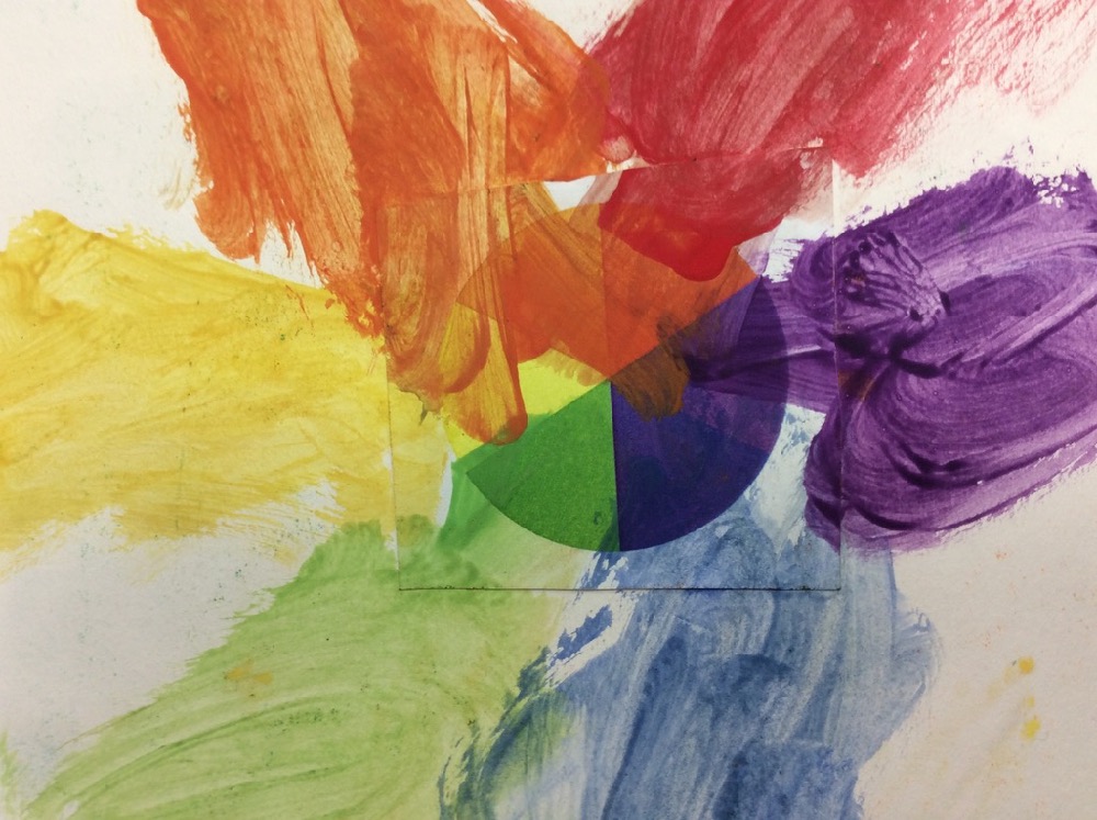 Year 1 colour wheel (detail)