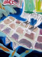 7 & 8 Year Olds Explore MonoPrinting & Oil Painting