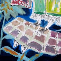 7 & 8 Year Olds Explore MonoPrinting & Oil Painting