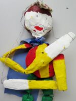 Paper-mache marionette