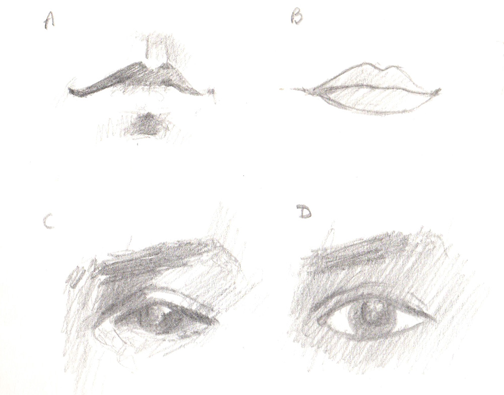 Seeing and drawing features
