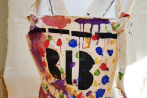 Painted dungarees