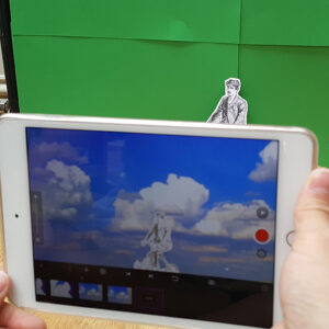 Filming with a green screen