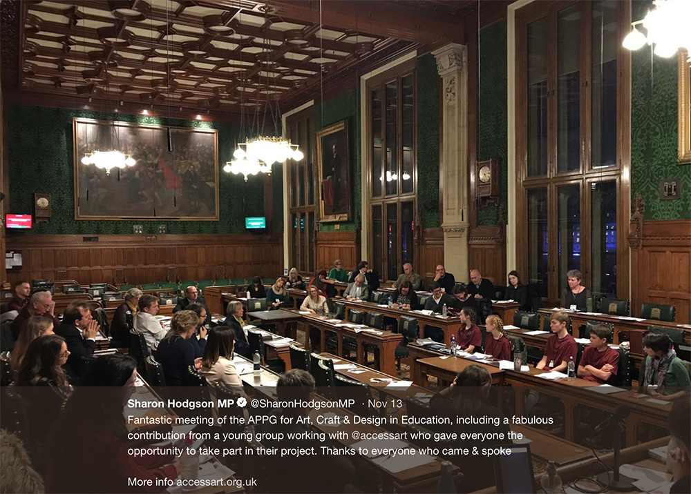 The #BeACreativeProducer team visit the Houses of Parliament