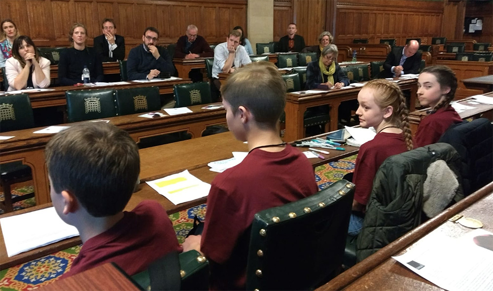 The #BeACreativeProducer team visit the Houses of Parliament