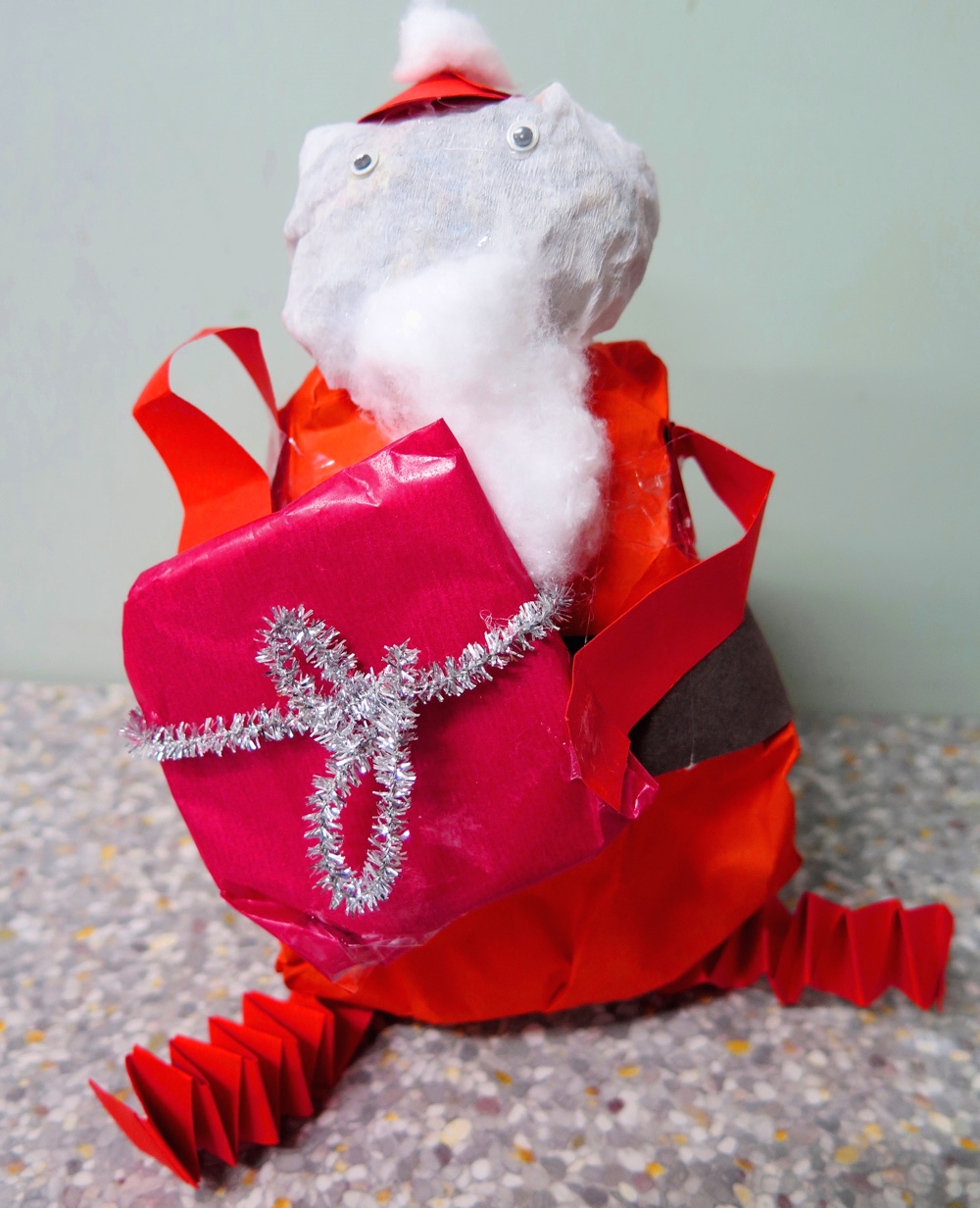 Santa Comes In All Shapes and Sizes: Yr 3 Make Bouncing Santas by Jan Miller