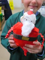 Santa Comes In All Shapes and Sizes: Yr 3 Make Bouncing Santas by Jan Miller