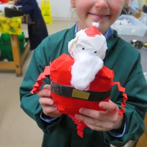 Santa Comes In All Shapes and Sizes: Yr 3 Make Bouncing Santas by Jan Miller