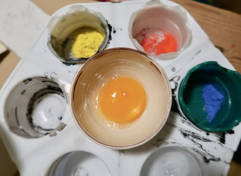 Inspire 2020 Introducing Colour and Egg Tempera on a Gesso Panel