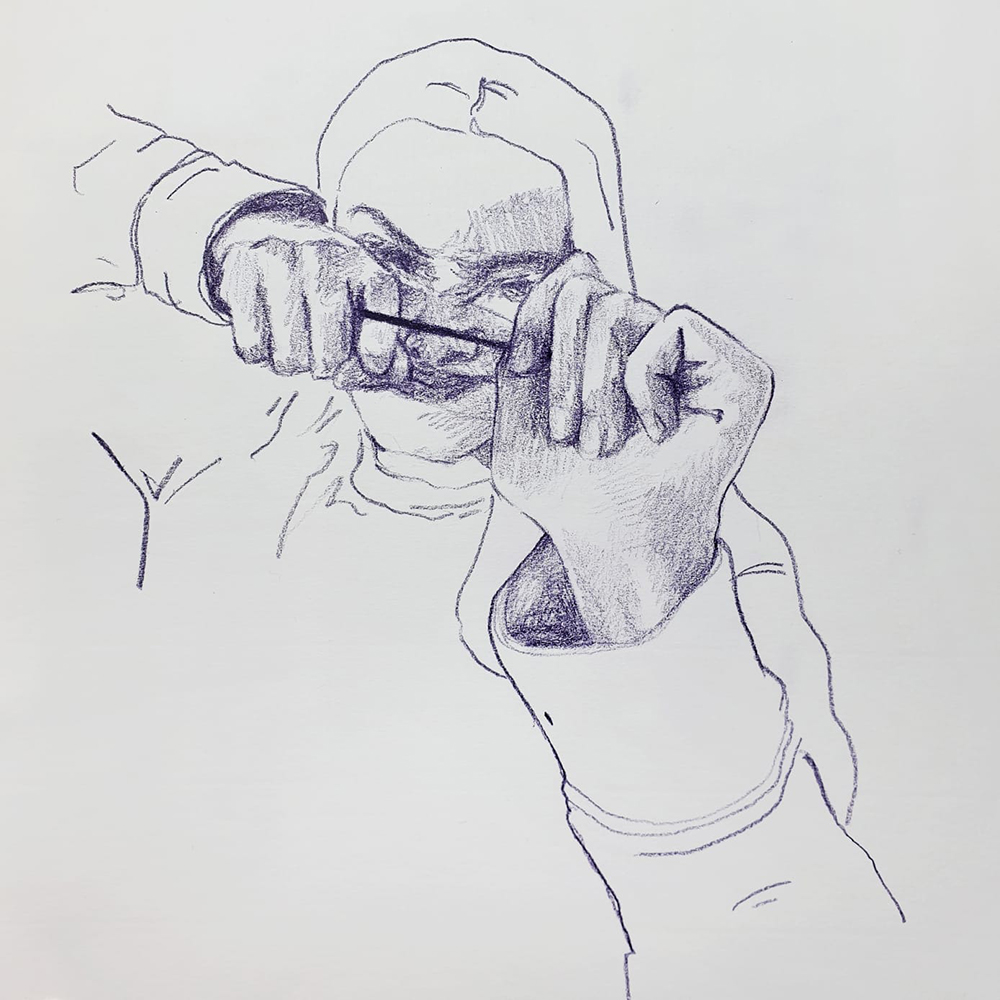 Exploring foreshortening in drawing