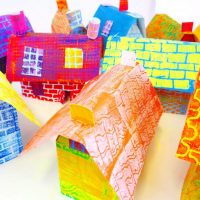 Houses grouped together