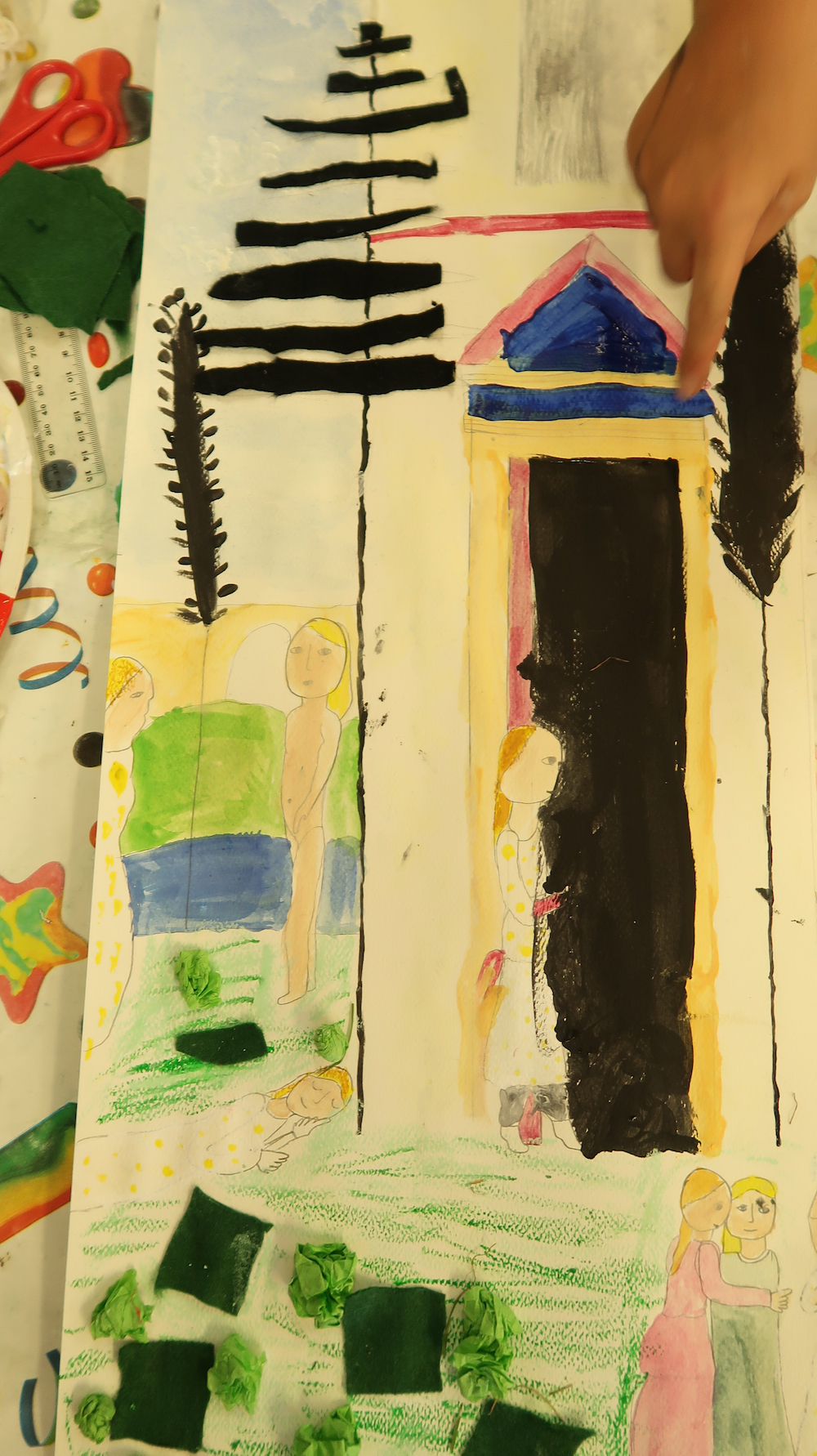 Upscaling Cupid and Psyche - Cupid by Year Five pupils at Linton Heights - Inspire Fitz