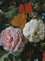 Detail from Flowers in a Glass Vase, by Jan Davidsz. de Heem (c) The Fitzwilliam Museum