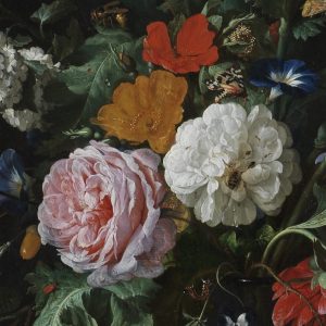 Detail from Flowers in a Glass Vase, by Jan Davidsz. de Heem (c) The Fitzwilliam Museum