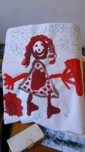 Grammy Yolanda (in USA) by Nila aged 5 in Rome (Italy)