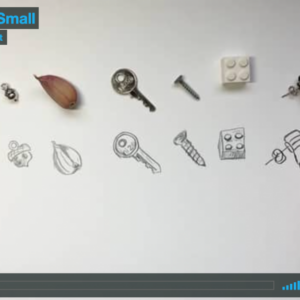 Make a series of small, accessible drawings to settle into the drawing process