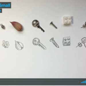 Make a series of small drawings to settle into the drawing process 