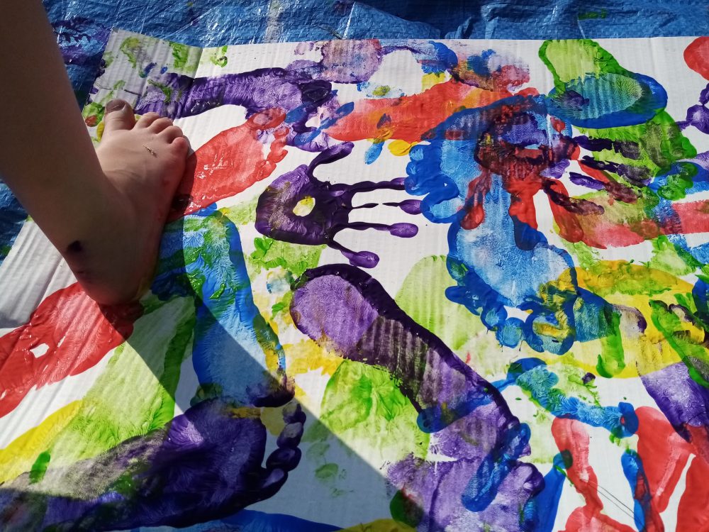 Hands Feet And Flowers