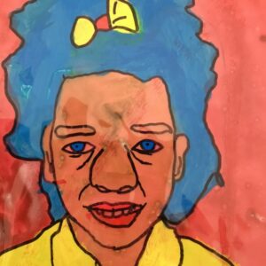 How to create portraits using an effective back painted technique. A great activity to explore less traditional portraiture methods.