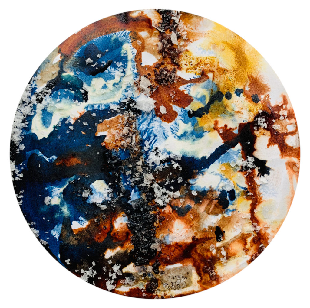 Globe Paintings by Stephanie Cubbin