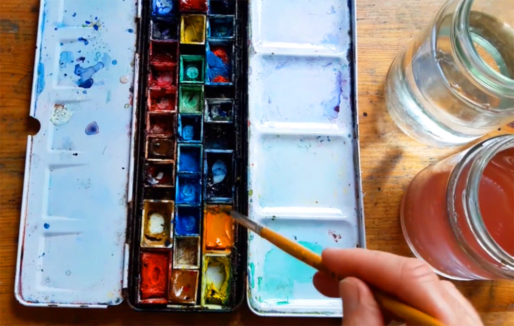 Mixing Paint by Emma Burleigh