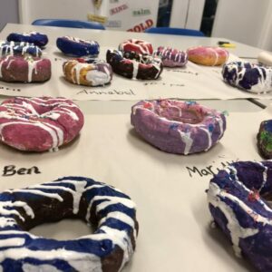 Anna Campbell Art club cafe - donuts