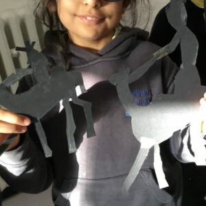 Middle Eastern inspired shadow puppets