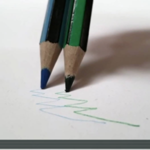 Using music to inspire abstract mark making