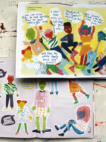 Wonky Story development 3 by Rose Feather