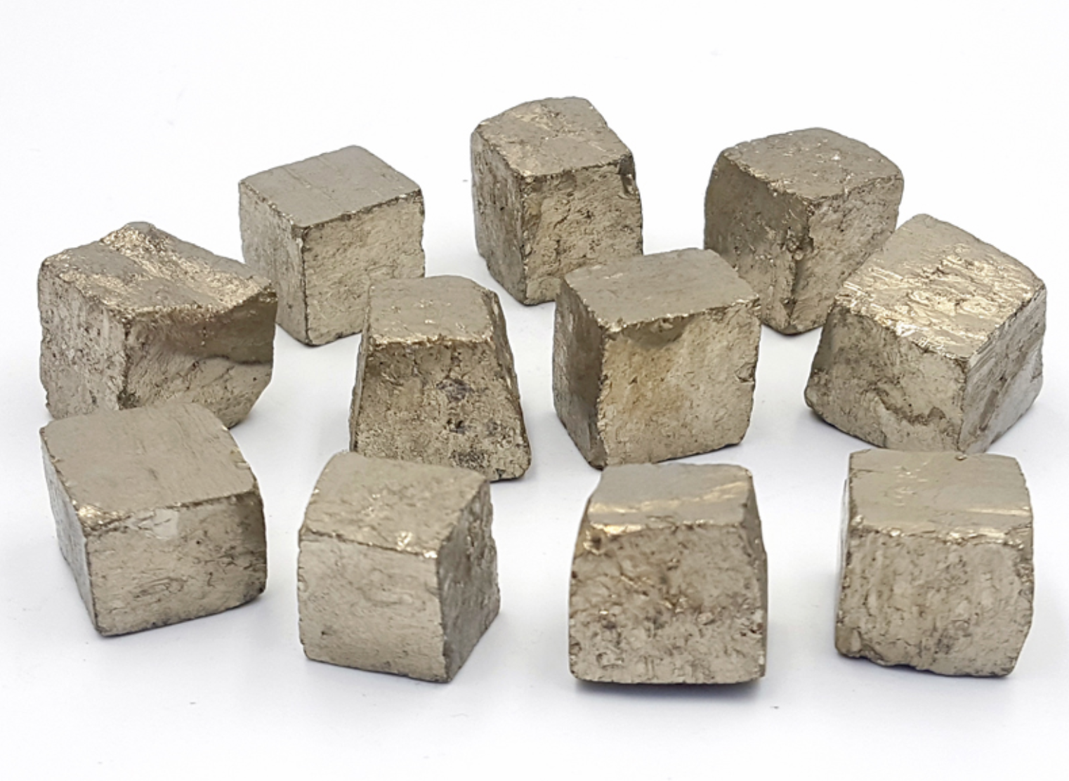Iron Pyrite cubes