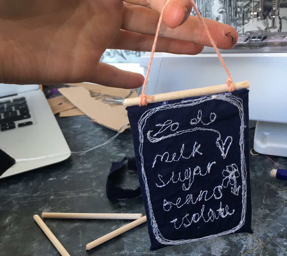 Chalkboard Prop for Kitchen By Gabby Dickson