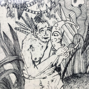 Multidisciplinary Artist Gabby Savage shares her love for story telling through etching, and tells us about her traditional printmaking process.