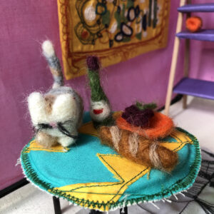 Explore felted sets for animation