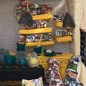 Explore how textiles can be used in set design