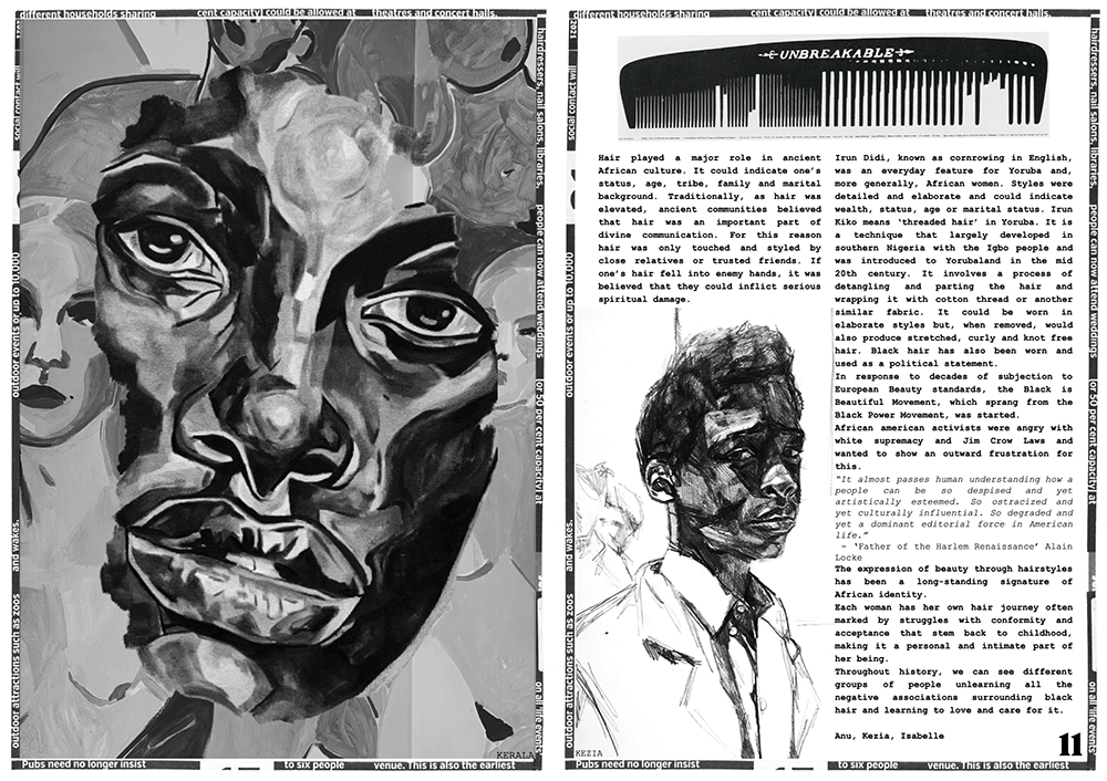 African Identity Portrait by Stephanie Cubbin