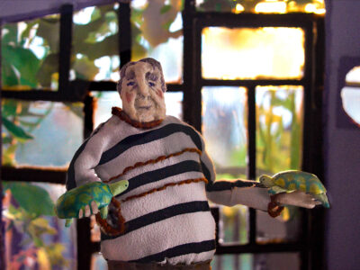 Mr Hoppy with Tortoises by Rosie Hurley