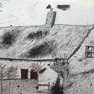 Biro House Drawing By Katherine Woodard