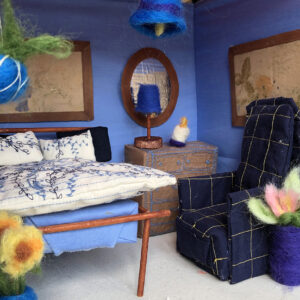 Felted and Embroidered Blue Room by Gabby Dickson