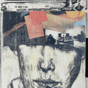 Portrait and Collage Sketchbook Page by Stephanie Cubbin