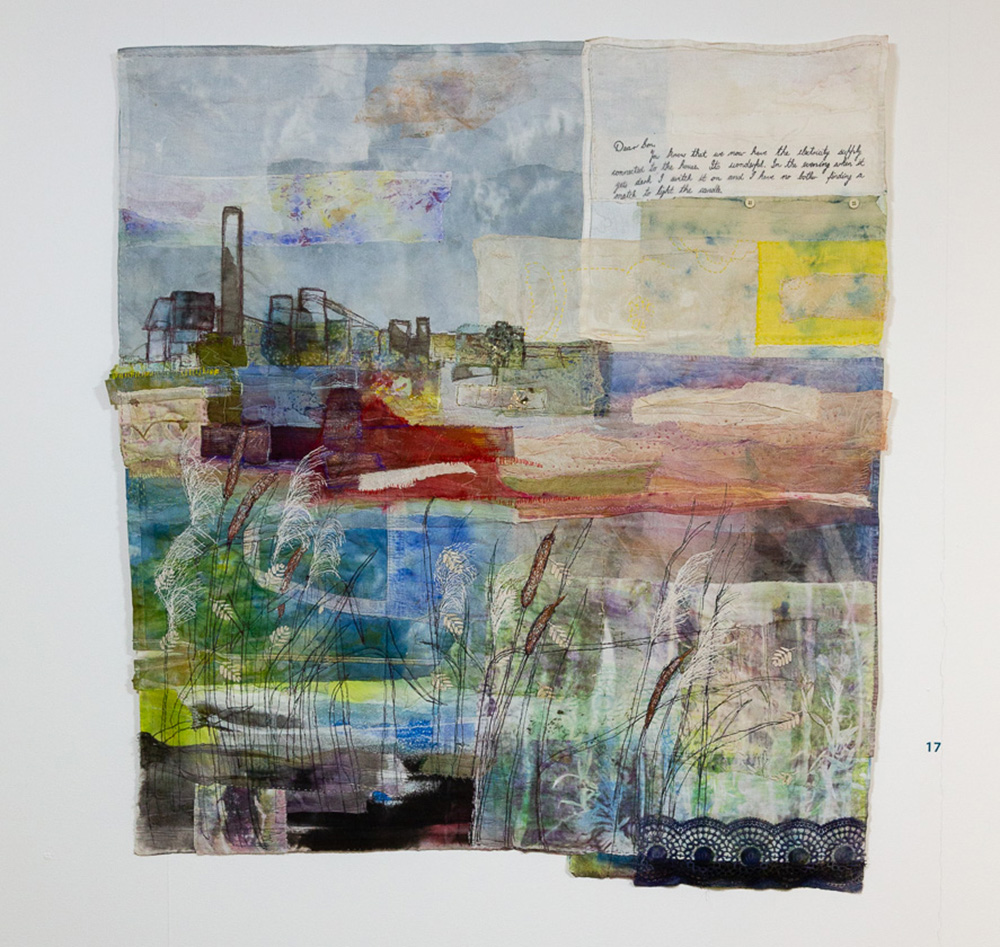 Exhibition Painting With Cloth by Cas Holmes