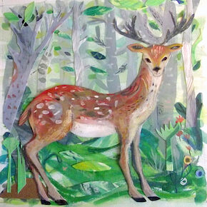 Deer illustration by Emma Malfroy