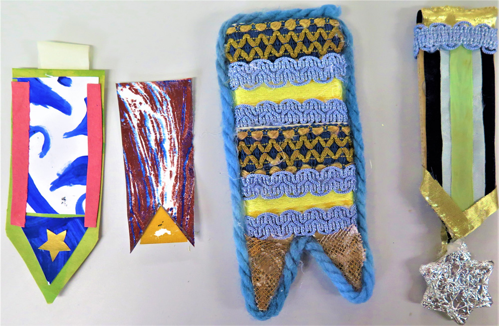 Making medals out of recycled materials by Jan Miller