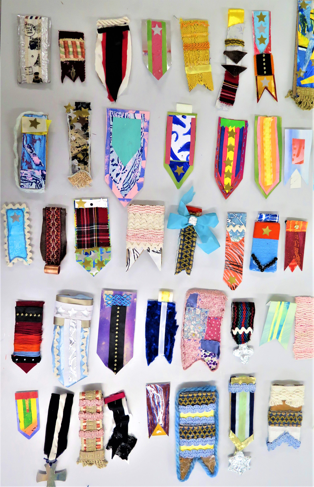 Making medals out of recycled materials by Jan Miller